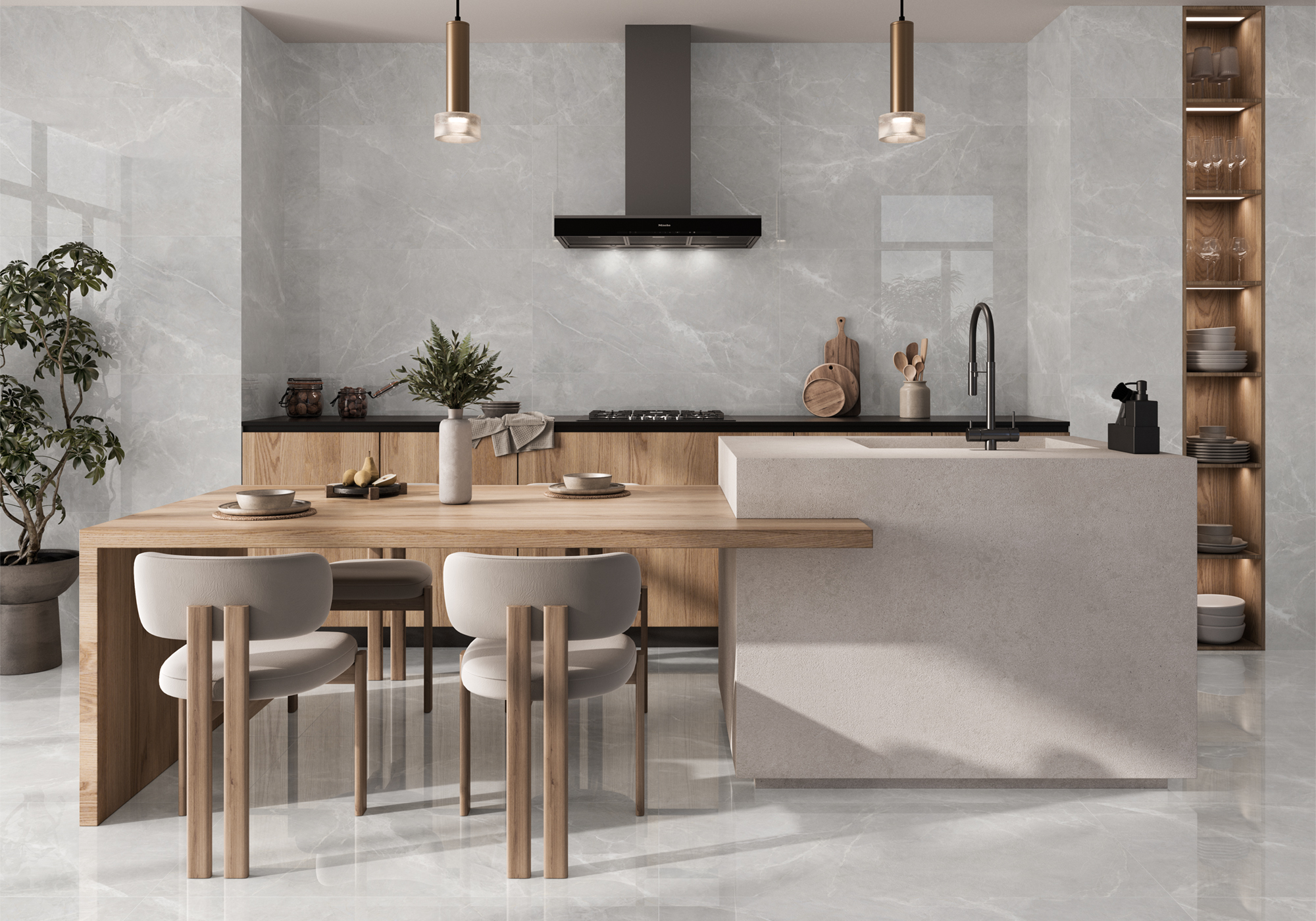 AKIRA PEARL 60X120 PULIDO COCINA